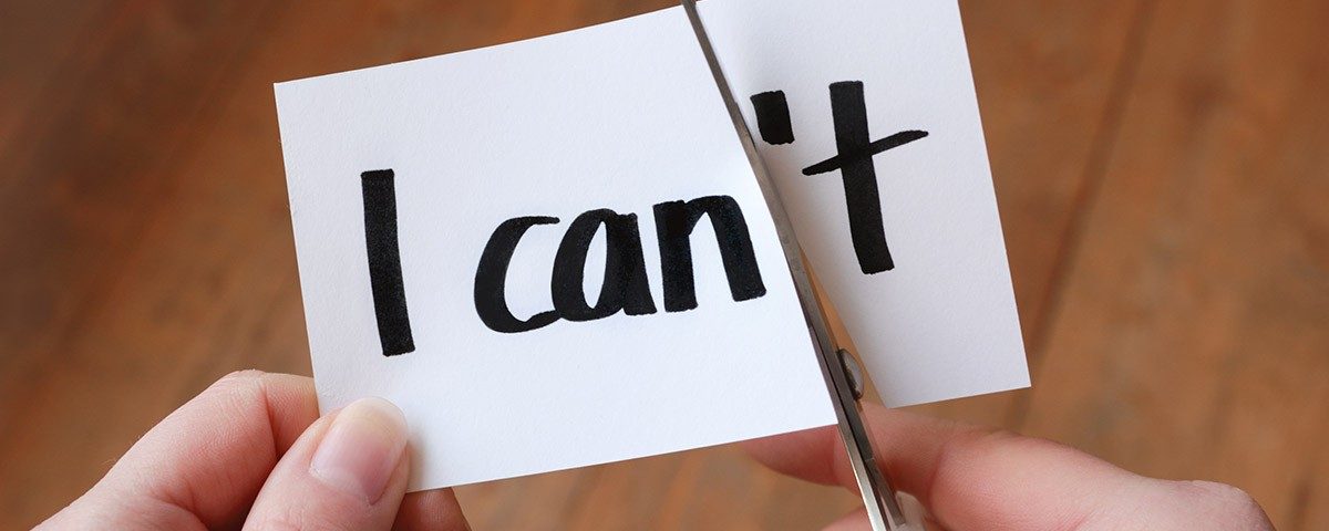 cutting t off of "I can't" paper