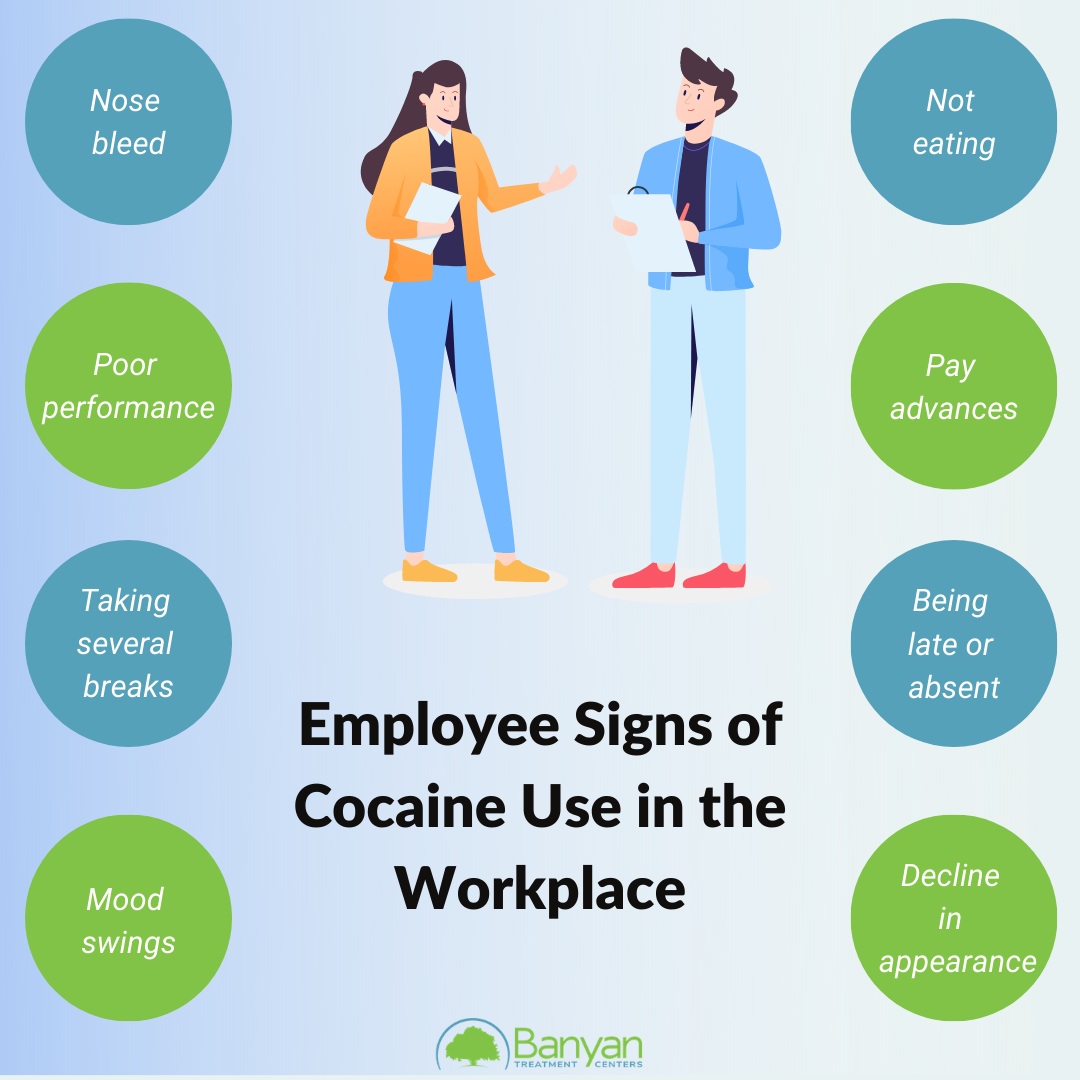 Employee Signs of Cocaine Use in the Workplace