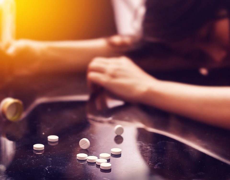 prescription pills on a table