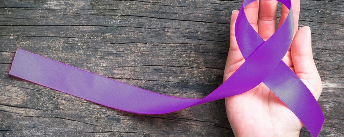 National Recovery Month purple ribbon