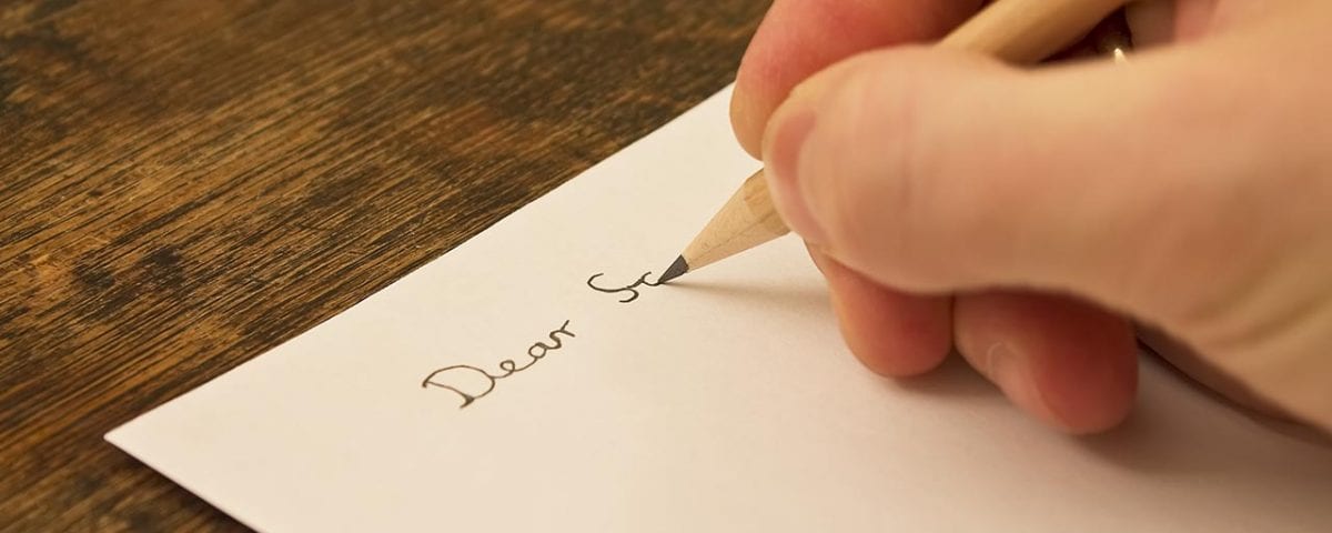 Writing a Letter to An Addict