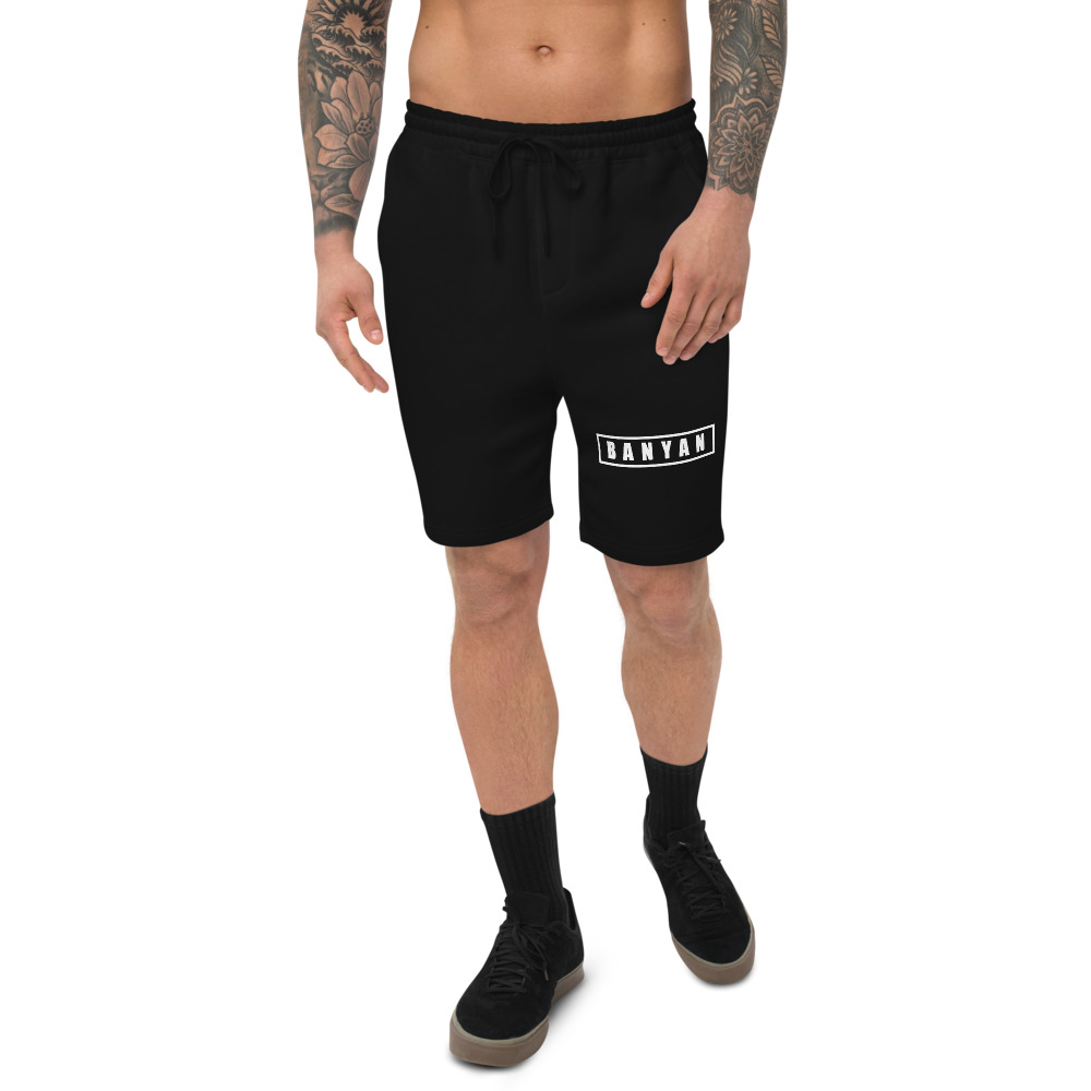 Men's Black Box Fleece Shorts
