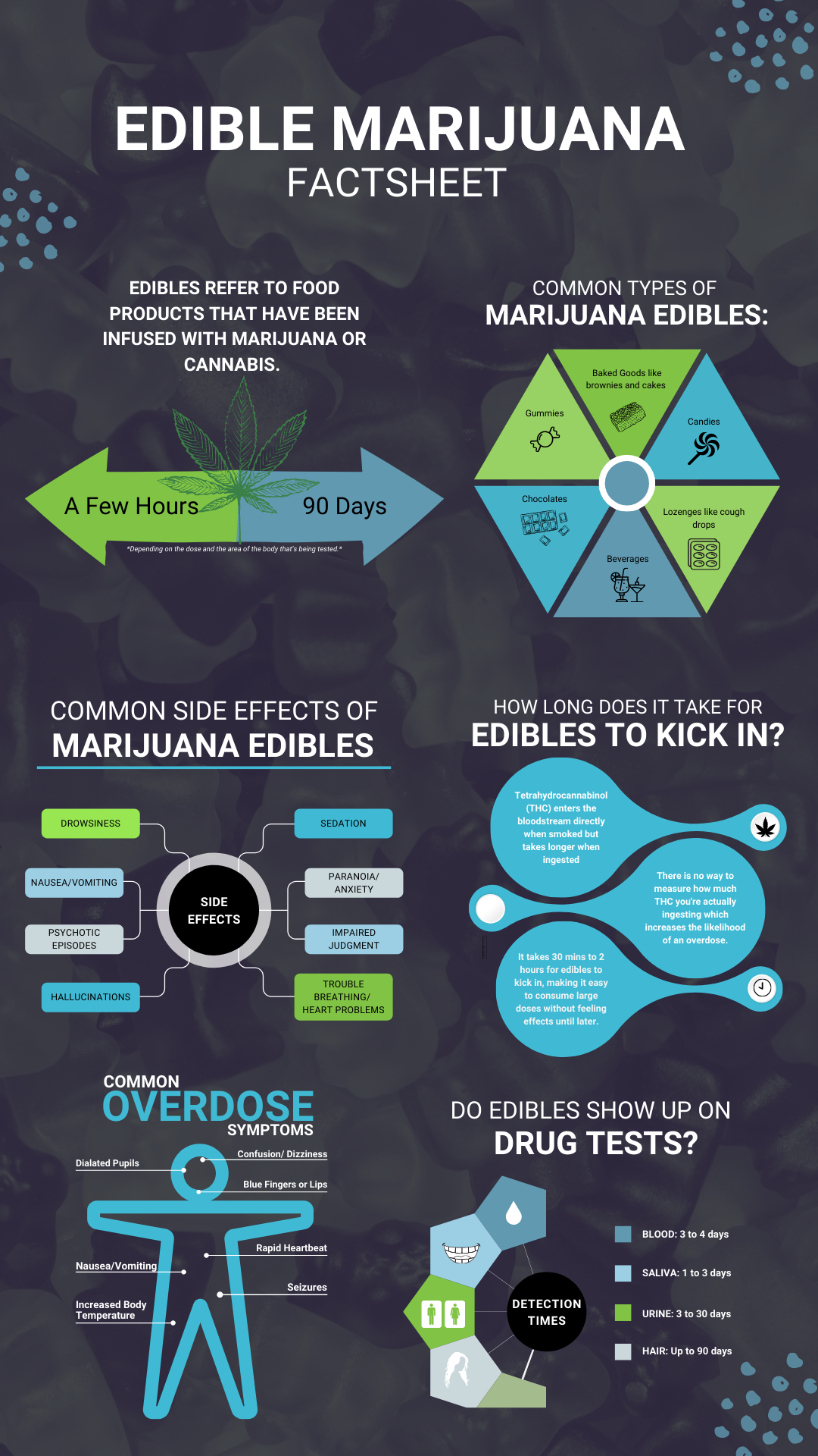 types of marijuana edibles 