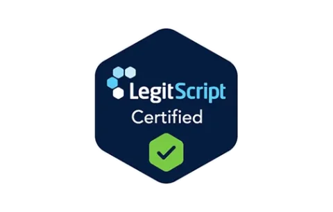 LegitScript Certified seal